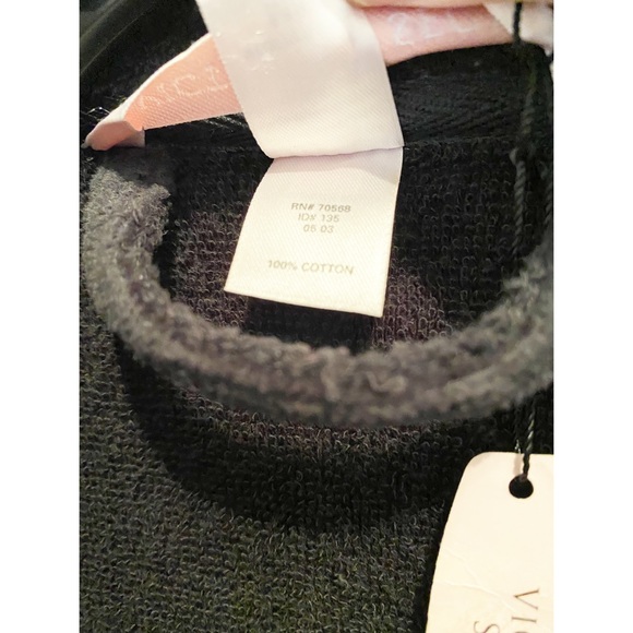 Victoria’s Secret Black Tie Up Robe Size M/L with defect - Picture 8 of 16